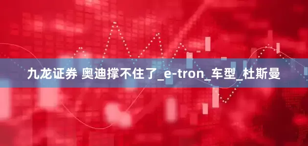 九龙证券 奥迪撑不住了_e-tron_车型_杜斯曼