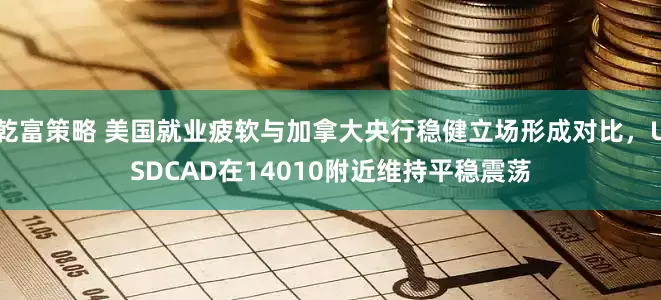 乾富策略 美国就业疲软与加拿大央行稳健立场形成对比，USDCAD在14010附近维持平稳震荡